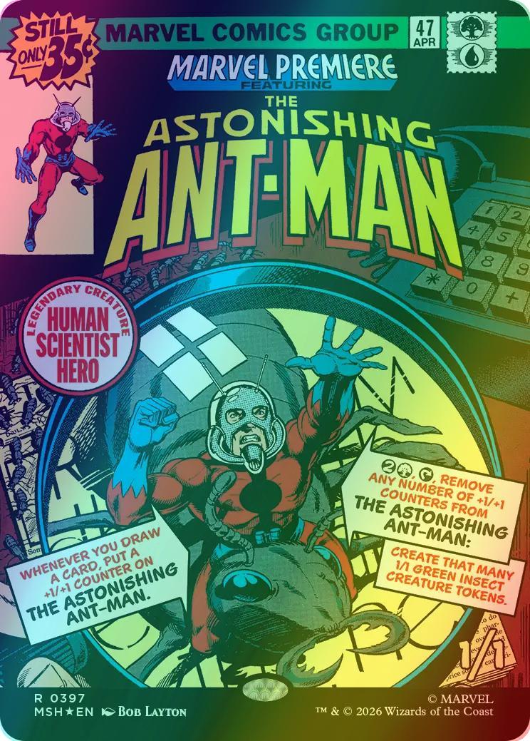 The Astonishing Ant-Man [397] [Borderless] [Classic Comic] [Marvel Super Heroes] [Foil]