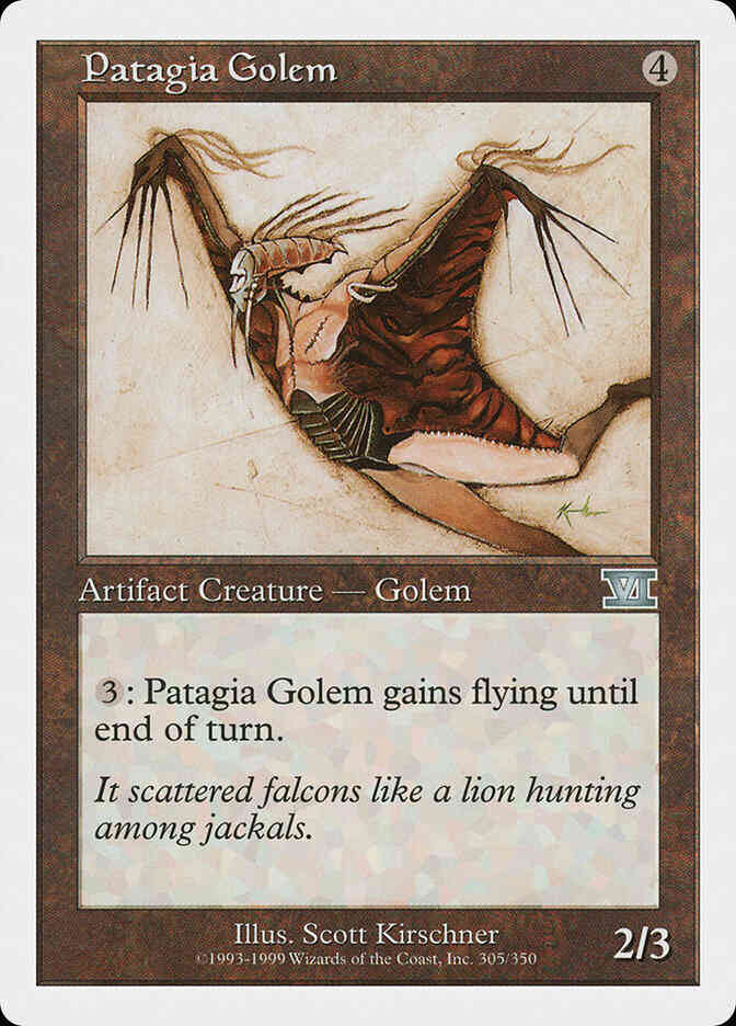 Patagia Golem [305] [Classic Sixth Edition] [Non-Foil]