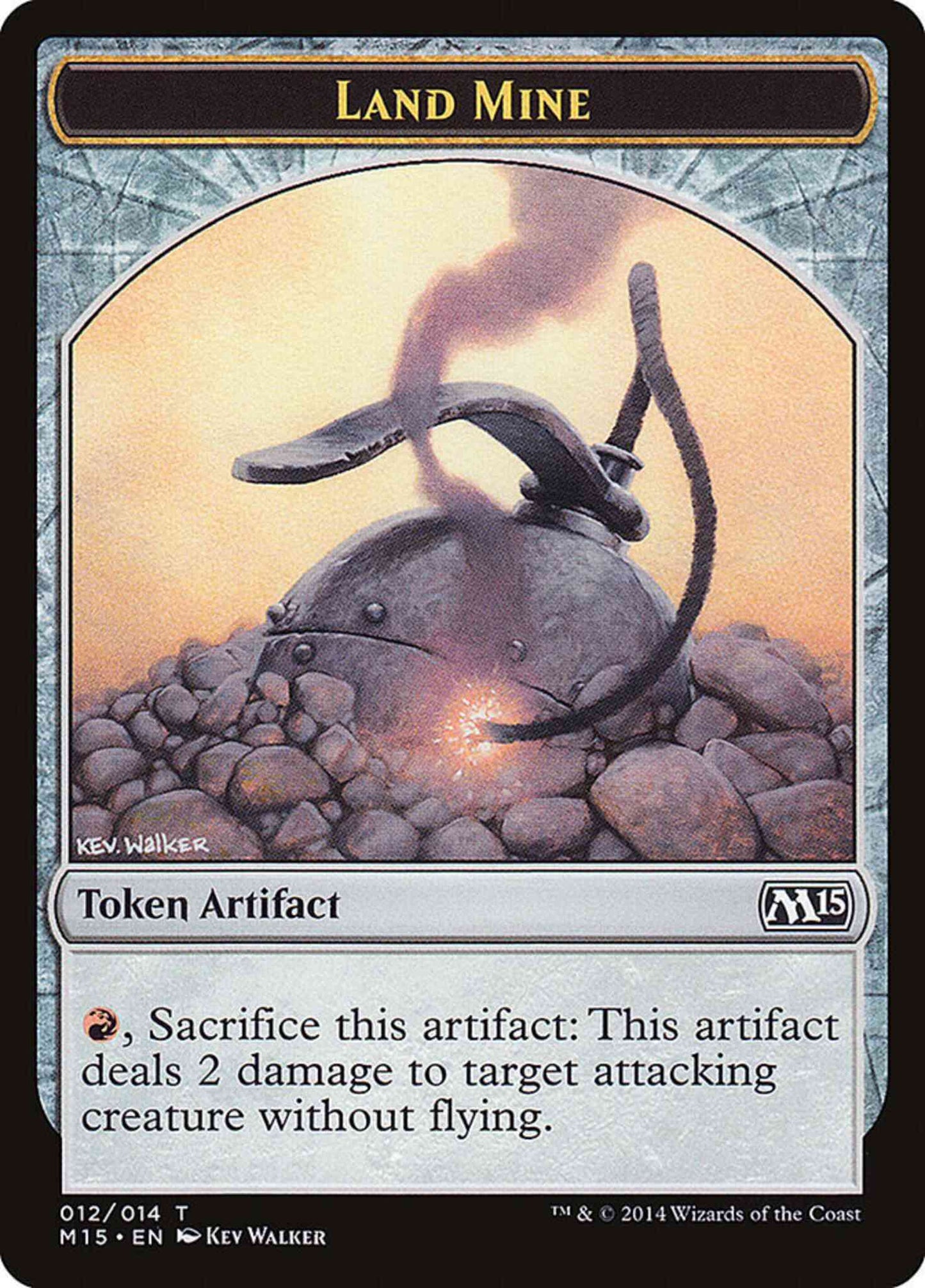 Land Mine Token [12] [Magic 2015 Tokens] [Non-Foil]