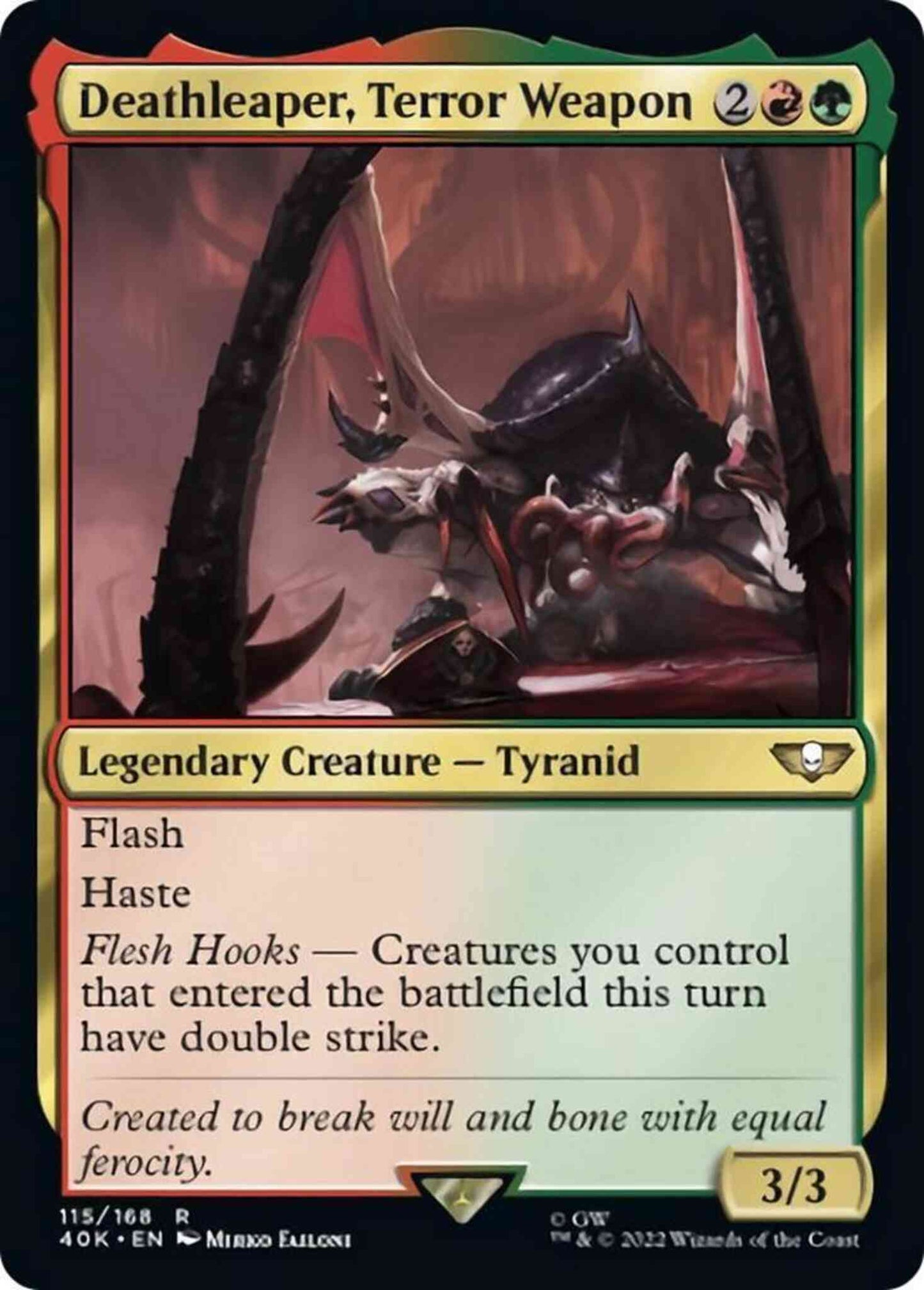 Deathleaper, Terror Weapon [115] [Universes Beyond: Warhammer 40,000] [Non-Foil]