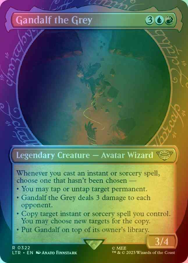 Gandalf the Grey [322] [Ring Showcase] [The Lord of the Rings: Tales of Middle-earth] [Foil]