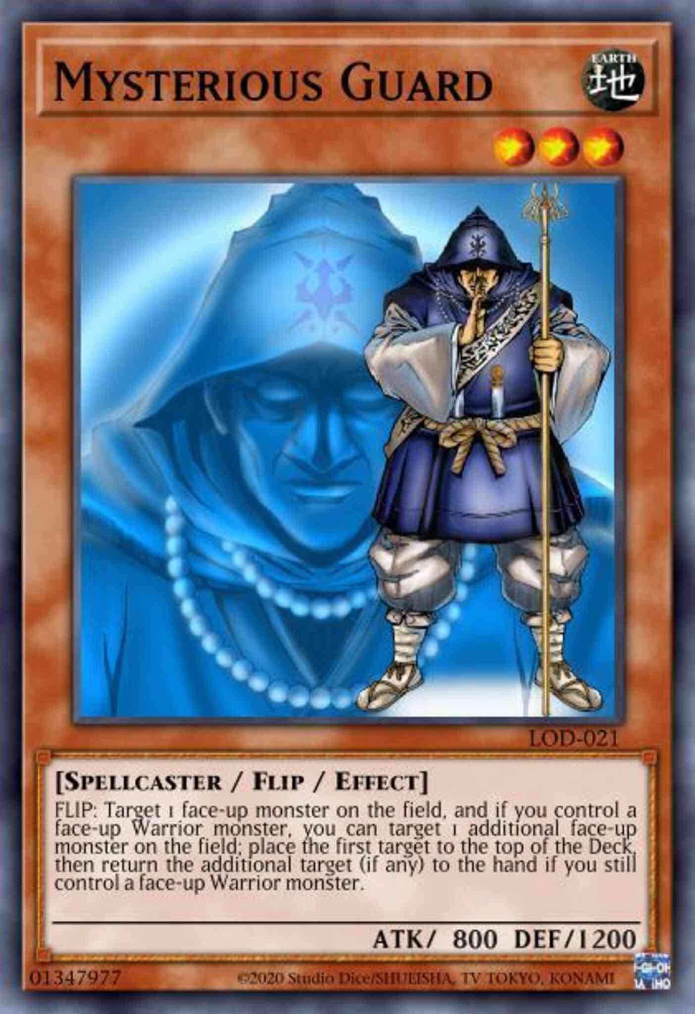 Mysterious Guard - BP01-EN058 - Common - Unlimited