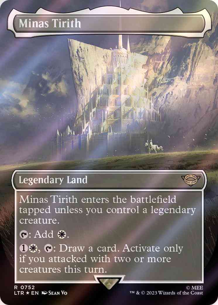 Minas Tirith [752] [Borderless] [The Lord of the Rings: Tales of Middle-earth] [Surge Foil]