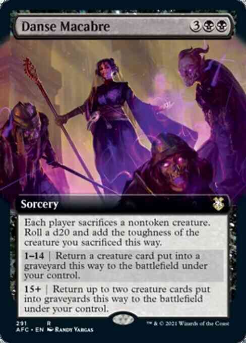 Danse Macabre [291] [Extended Art] [Adventures in the Forgotten Realms Commander] [Non-Foil]