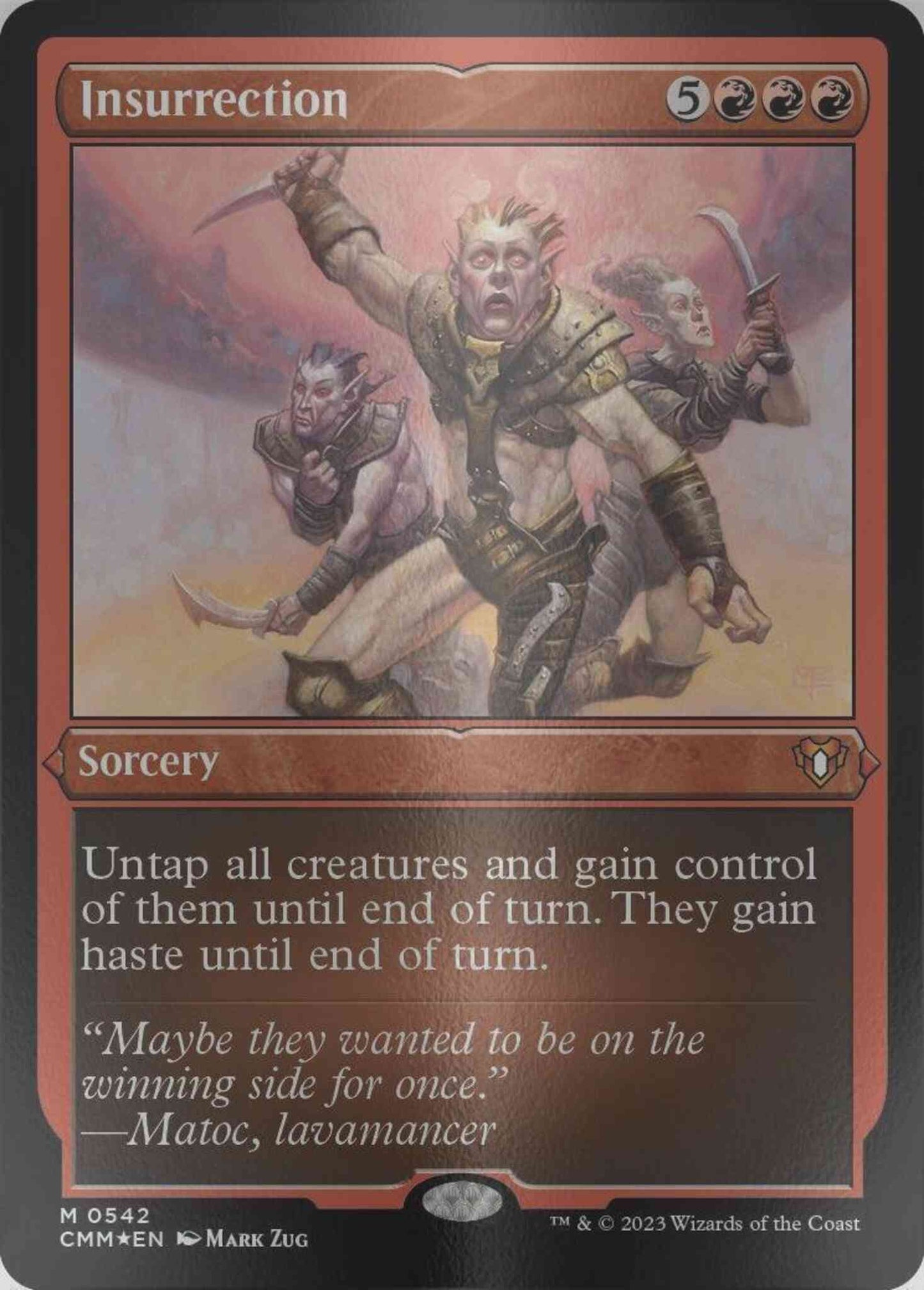 Insurrection [542] [Commander Masters] [Etched Foil]
