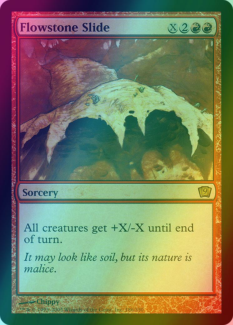 Flowstone Slide [186x] [Ninth Edition] [Foil]