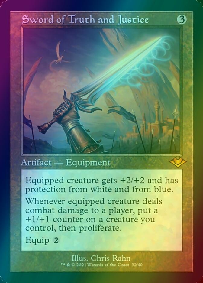Sword of Truth and Justice [32] [Retro Frame] [Modern Horizons 1 Timeshifts] [Foil]