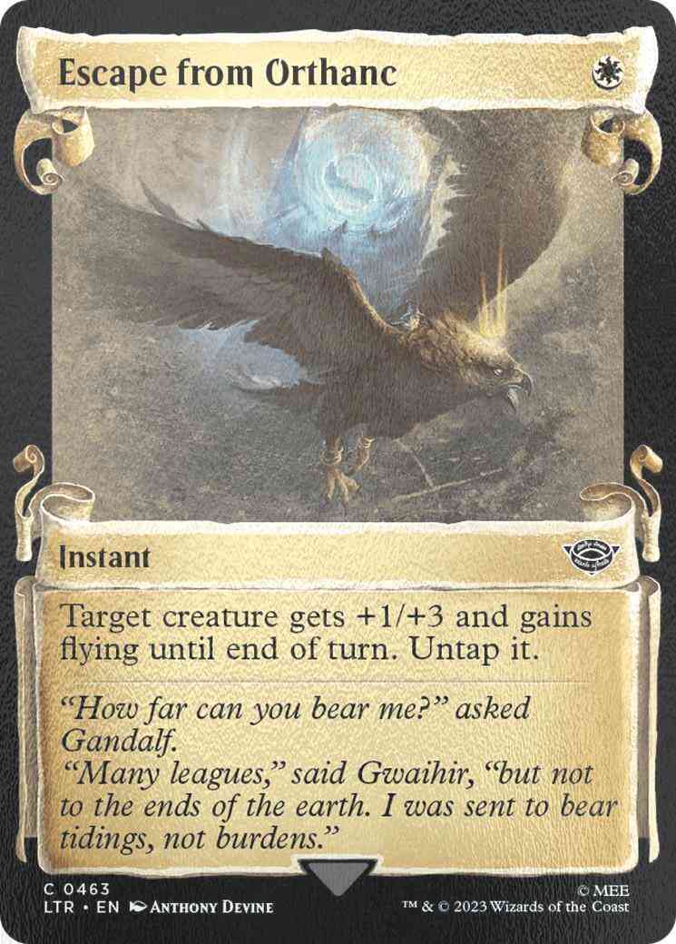 Escape from Orthanc [463] [Scrolls Showcase] [The Lord of the Rings: Tales of Middle-earth] [Silver Foil]