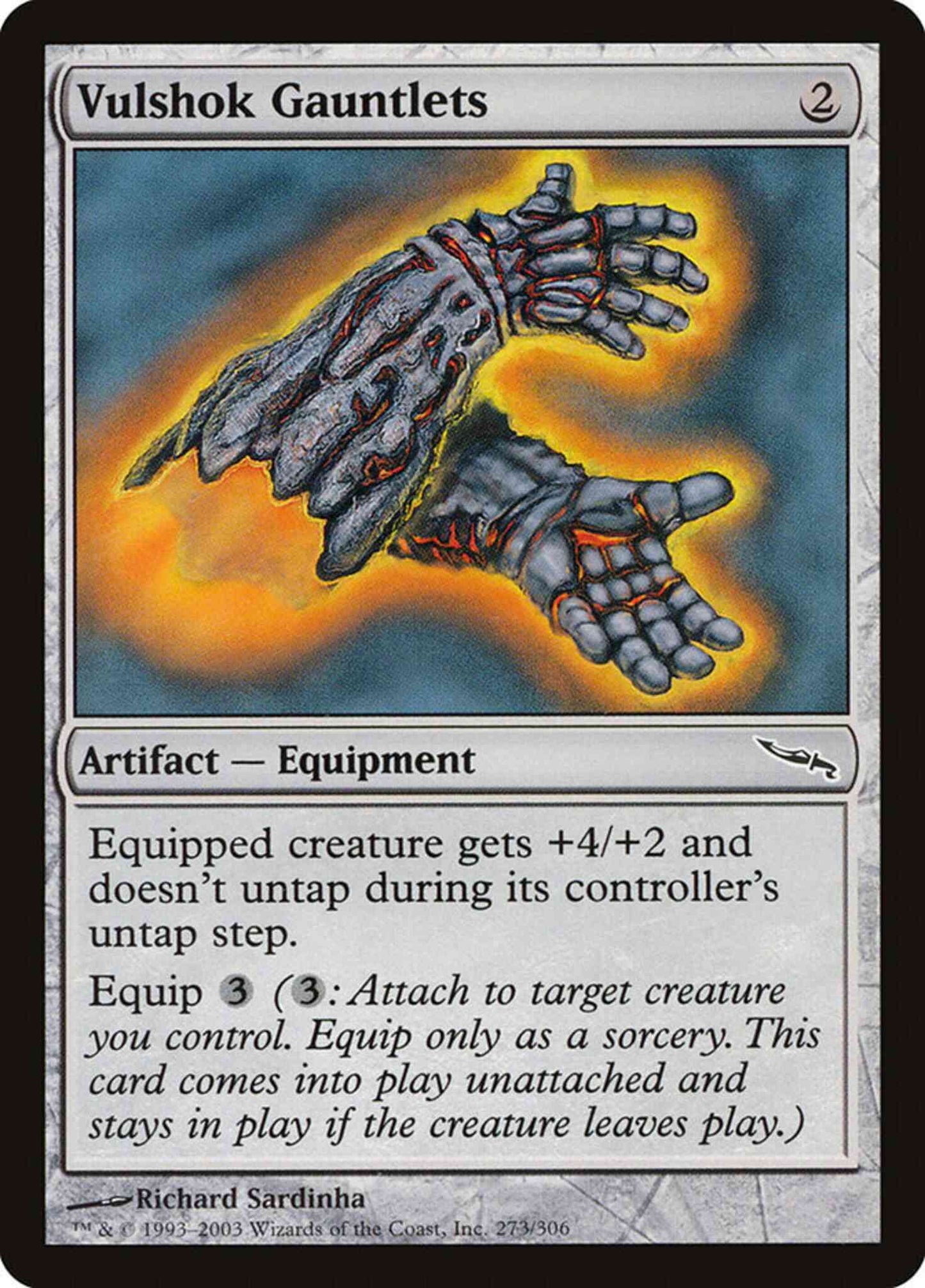 Vulshok Gauntlets [273] [Mirrodin] [Non-Foil]