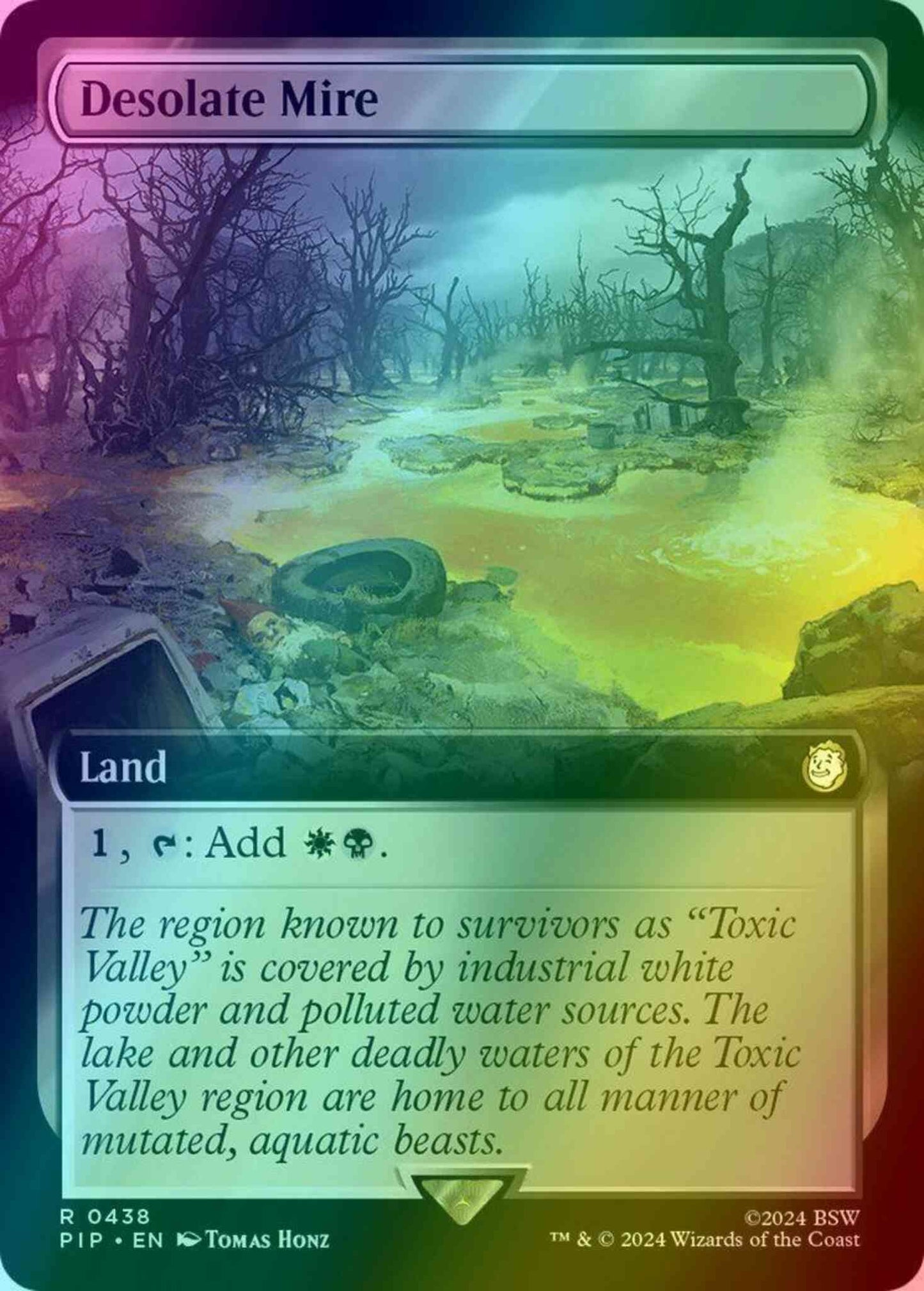 Desolate Mire [438] [Extended Art] [Fallout] [Foil]