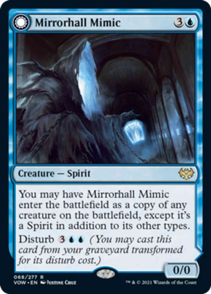 Mirrorhall Mimic // Ghastly Mimicry [68] [Innistrad: Crimson Vow] [Non-Foil]