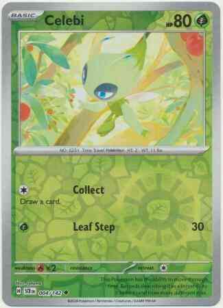 Celebi - 004/142 - Uncommon [sv07-004] [Reverse Holo]