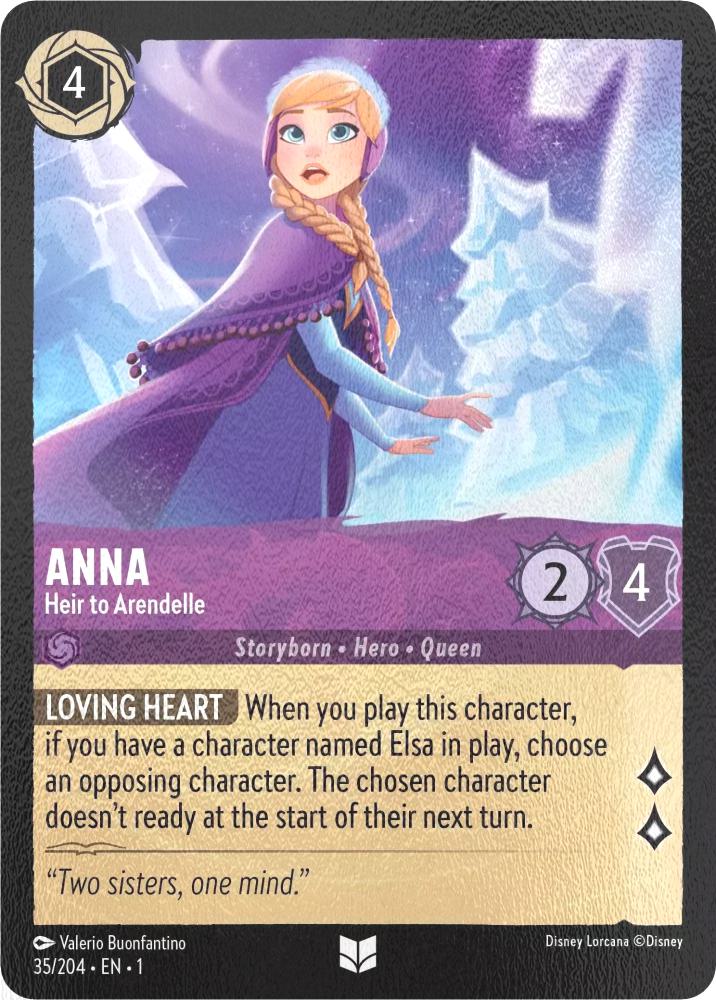 Anna - Heir to Arendelle - 35/204 [The First Chapter] [Cold Foil]