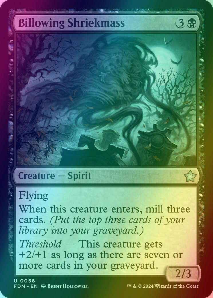 Billowing Shriekmass [56] [Foundations] [Foil]