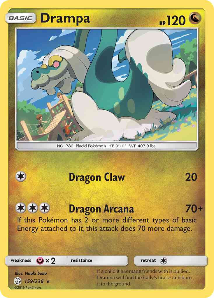 Drampa - 159/236 - Rare [sm12-159] [Reverse Holo]