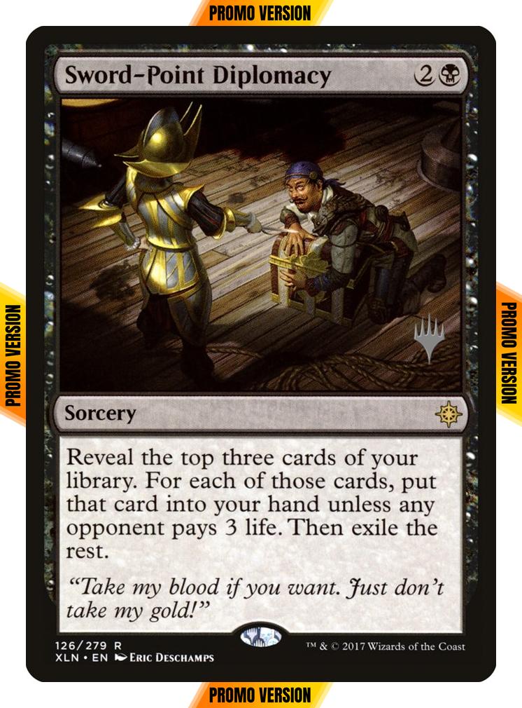 Sword-Point Diplomacy [126p] [Promo Pack] [Ixalan Promos] [Non-Foil]