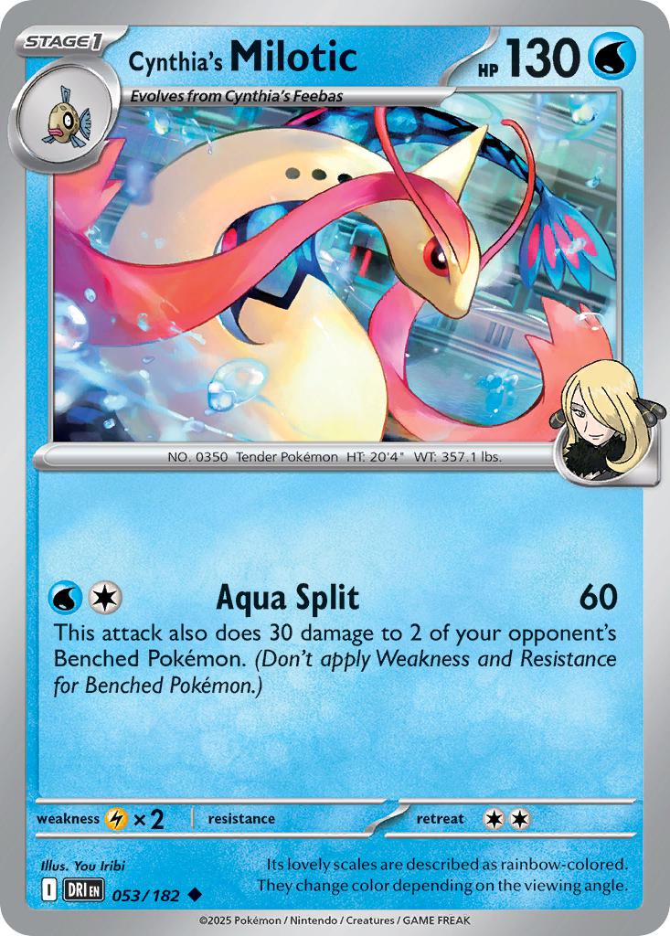Cynthia's Milotic - 053/182 - Uncommon [sv10-053] [Non-Holo]