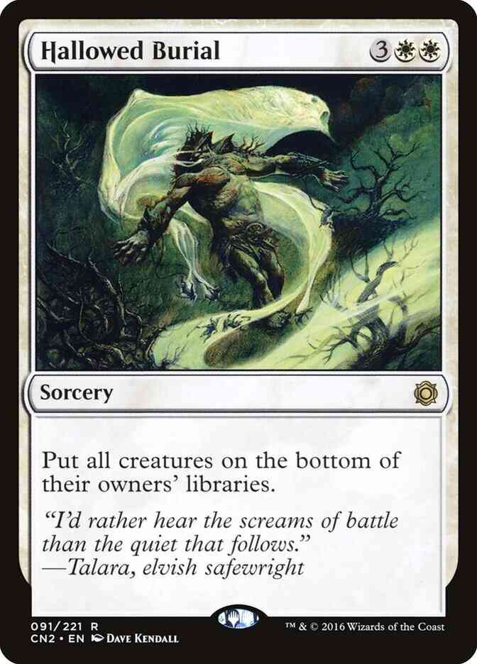 Hallowed Burial [91] [Conspiracy Take The Crown] [Non-Foil]