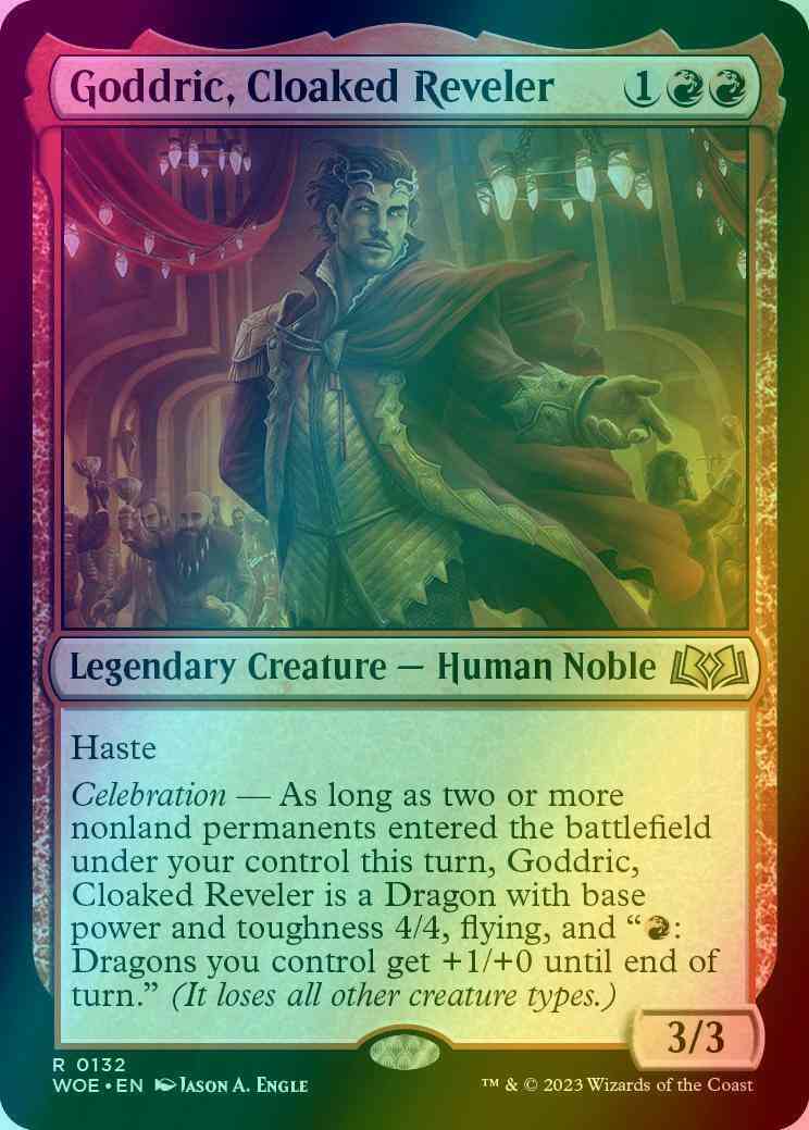 Goddric, Cloaked Reveler [132] [Wilds of Eldraine] [Foil]