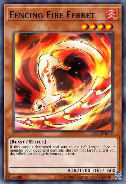 Fencing Fire Ferret - JOTL-EN097 - Common - 1st Edition