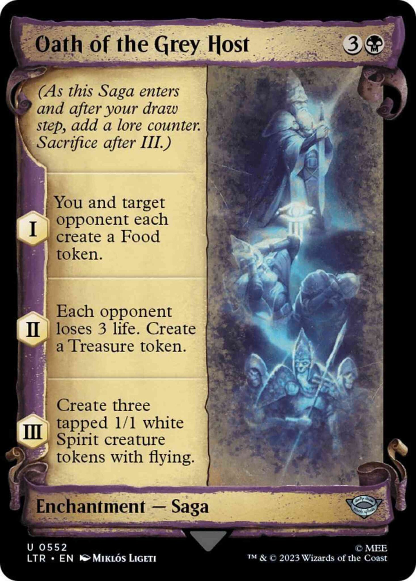 Oath of the Grey Host [552] [Scrolls Showcase] [The Lord of the Rings: Tales of Middle-earth] [Non-Foil]