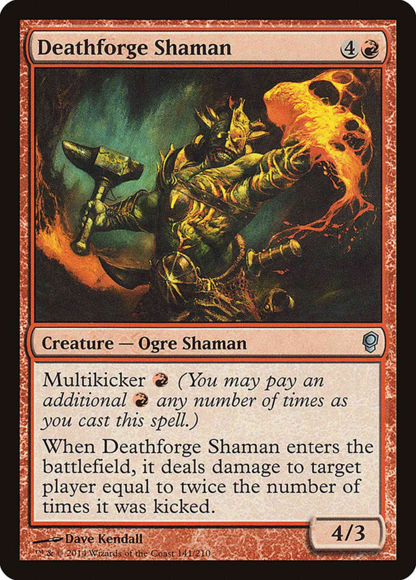 Deathforge Shaman [141] [Conspiracy] [Non-Foil]