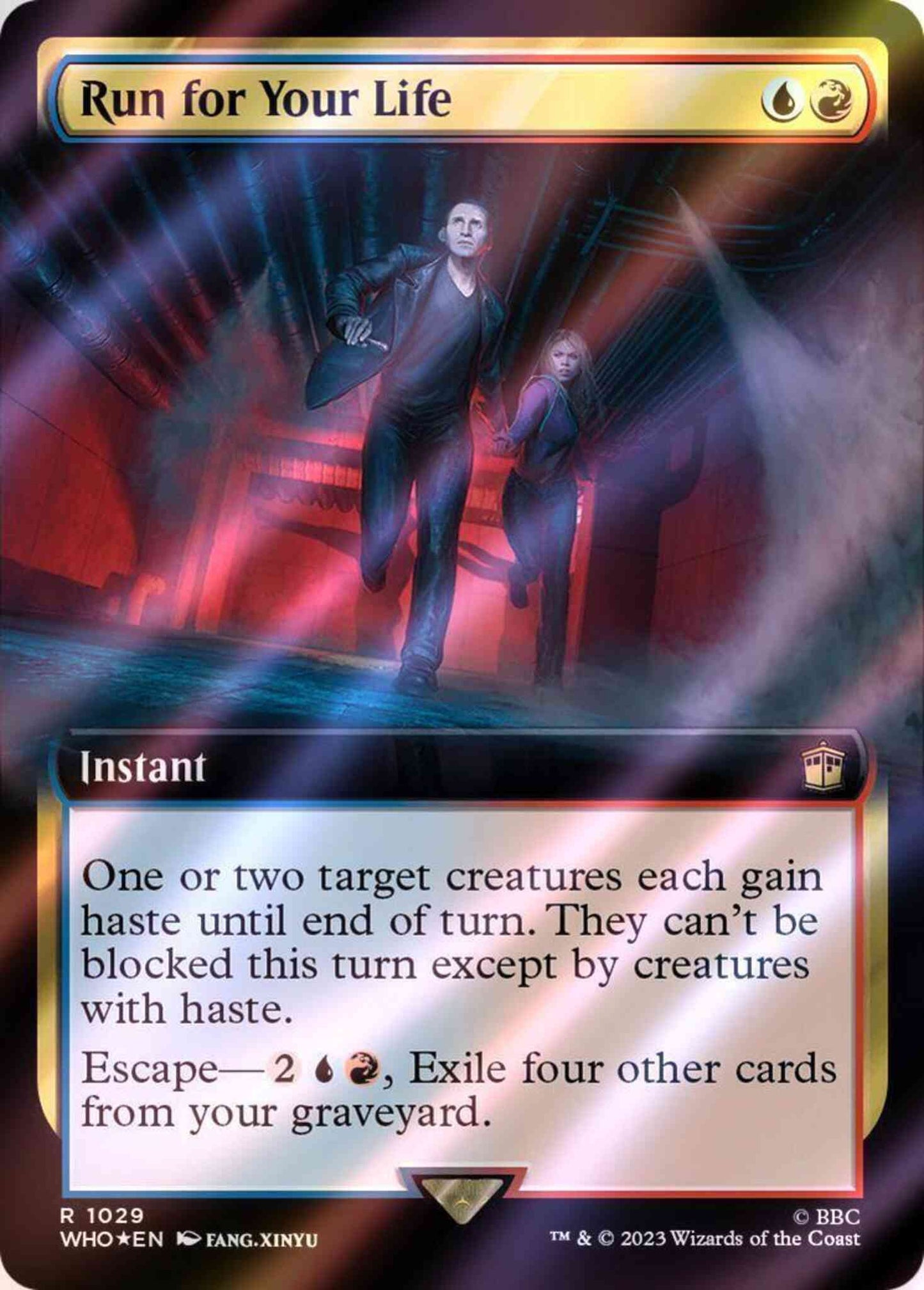 Run for Your Life [1029] [Extended Art] [Universes Beyond: Doctor Who] [Surge Foil]