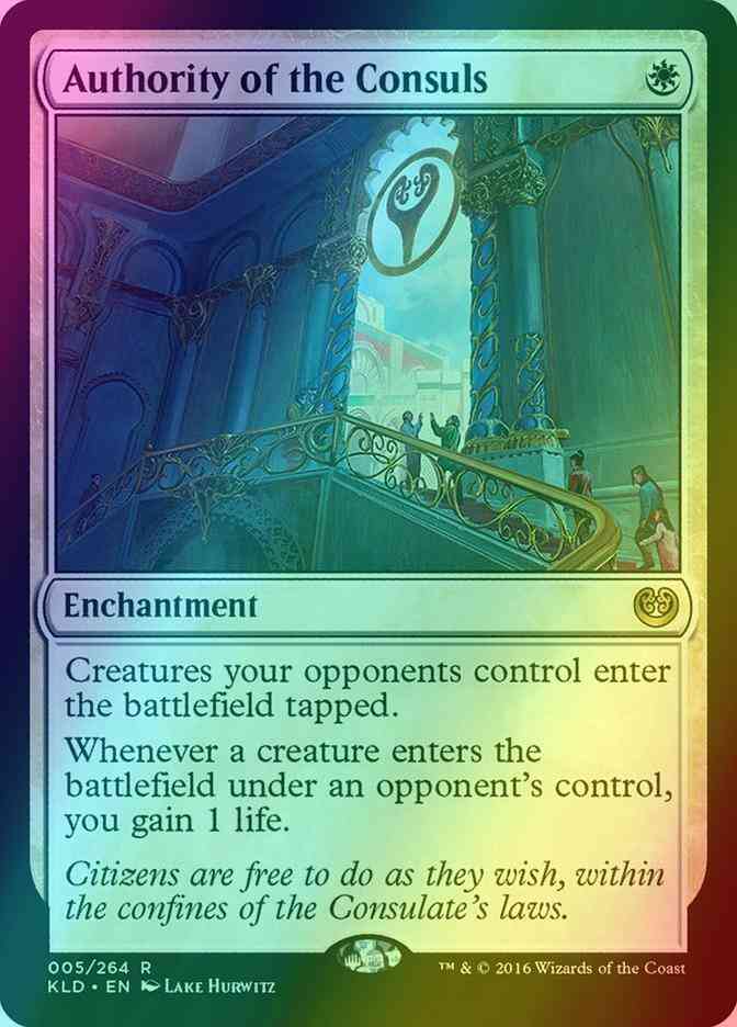 Authority of the Consuls [5] [Kaladesh] [Foil]