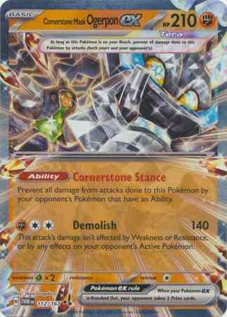 Cornerstone Mask Ogerpon ex - 112/167 - Double Rare [sv06-112] [Ultra]