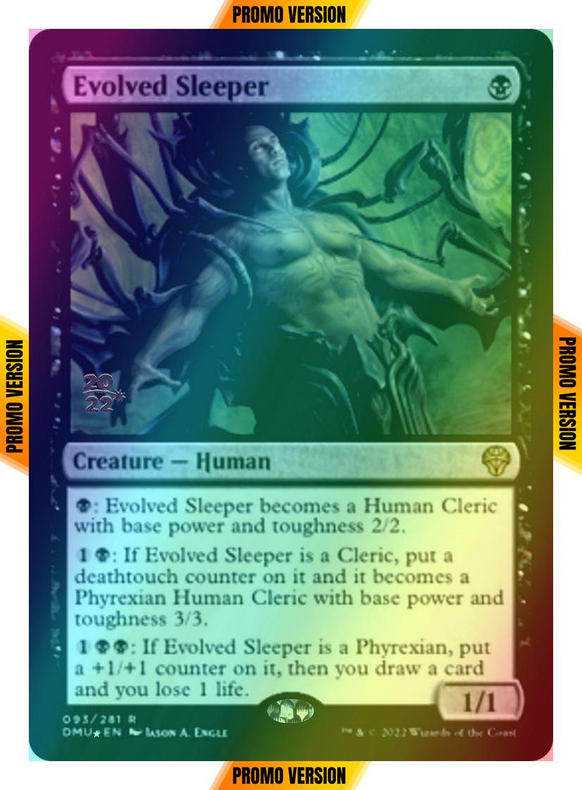 Evolved Sleeper [93s] [Prerelease] [Dominaria United: Promos] [Foil]