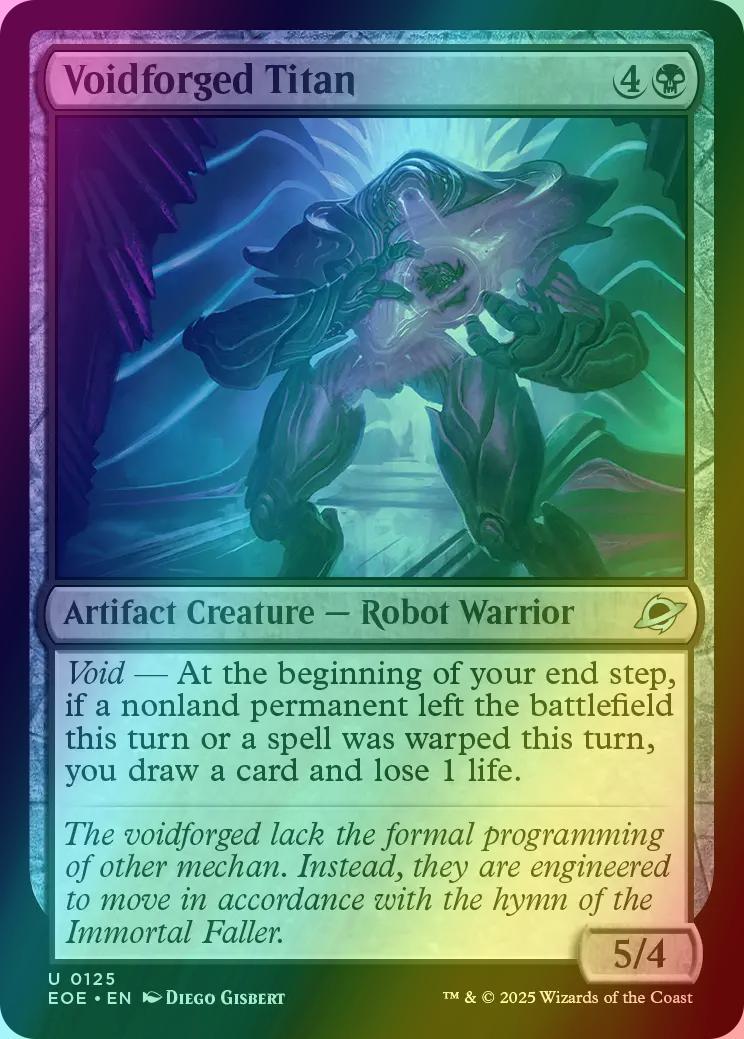 Voidforged Titan [125] [Edge of Eternities] [Foil]