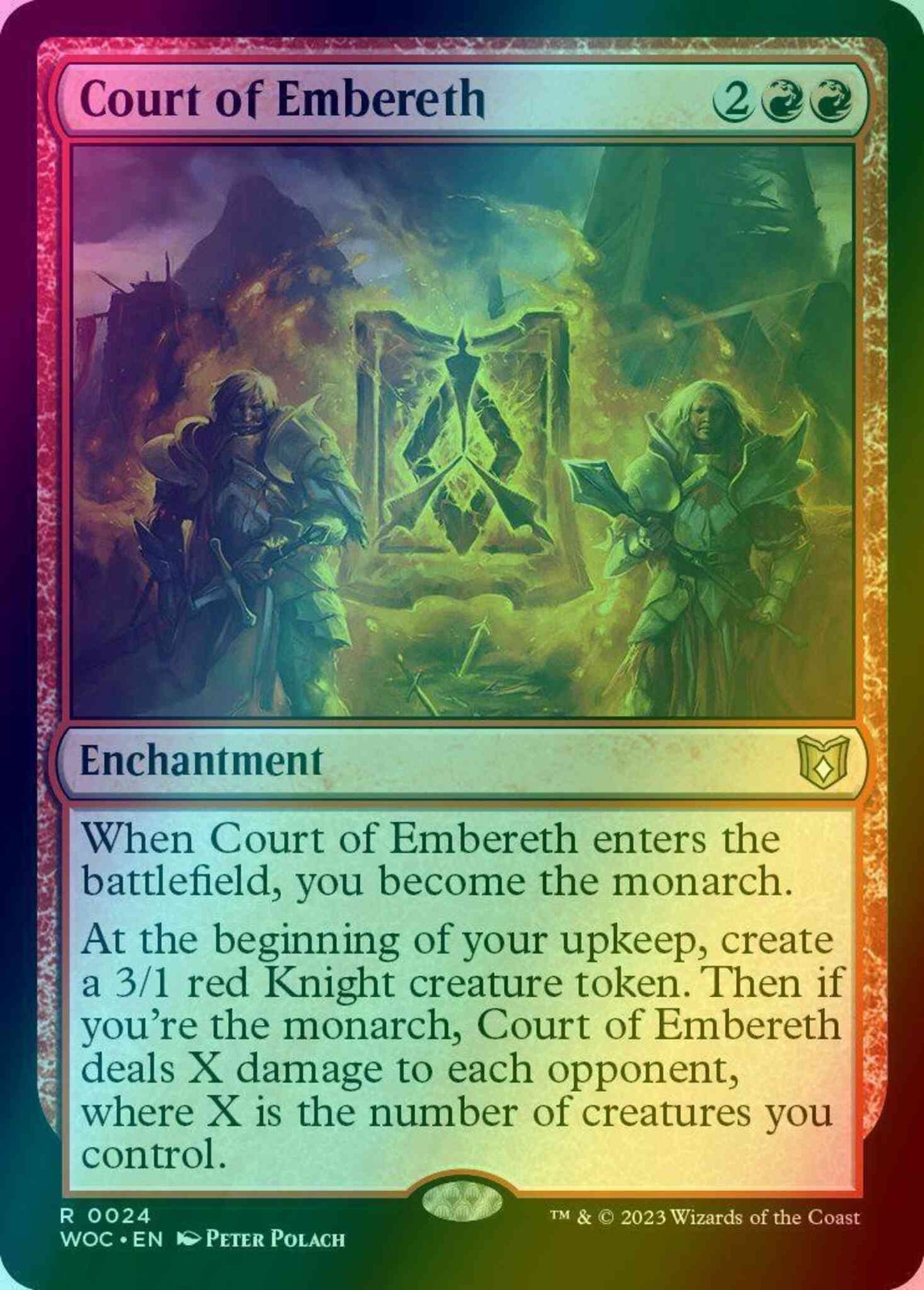 Court of Embereth [24] [Wilds of Eldraine: Commander] [Foil]