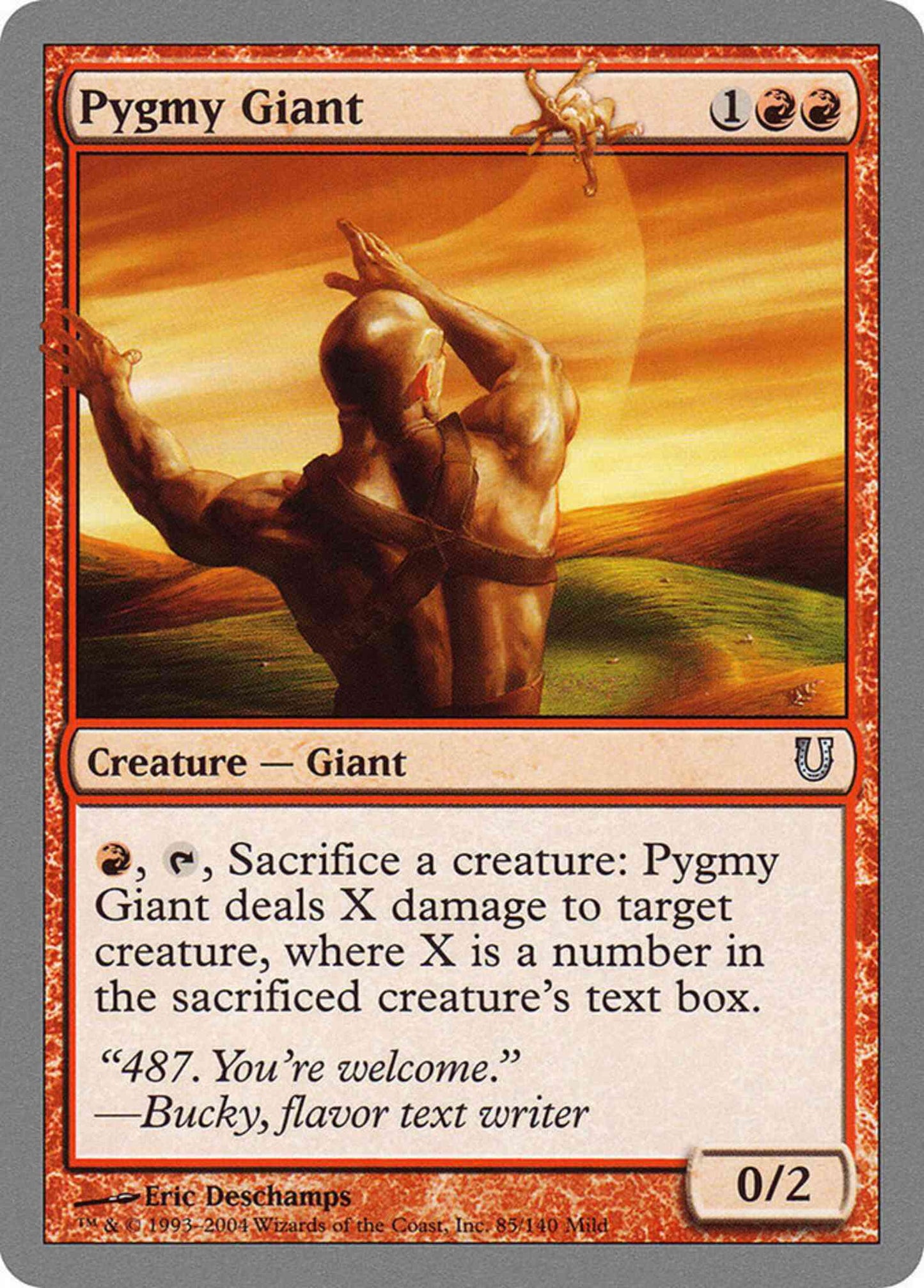 Pygmy Giant [85] [Unhinged] [Non-Foil]