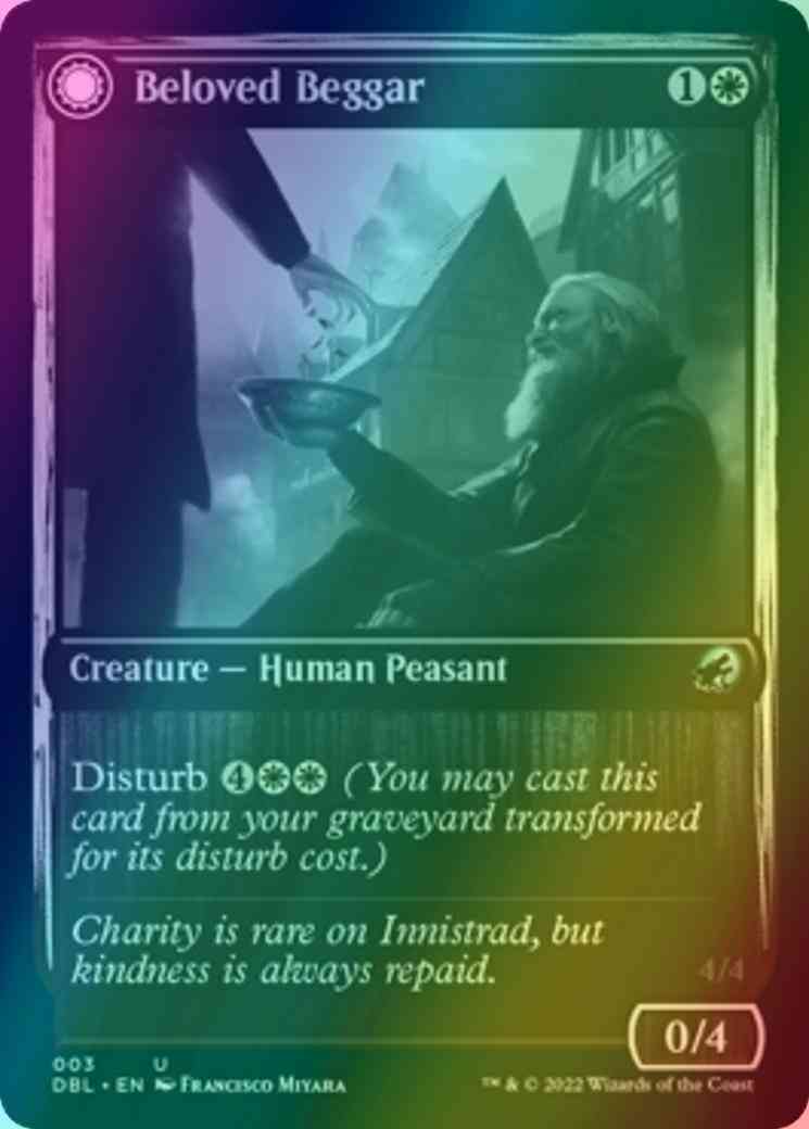 Beloved Beggar // Generous Soul [3] [Innistrad: Double Feature] [Foil]