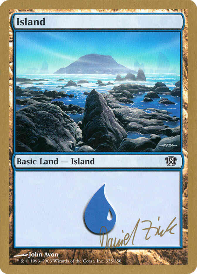 Island [dz335] [Daniel Zink] [335] [World Championship Decks 2003] [Non-Foil]