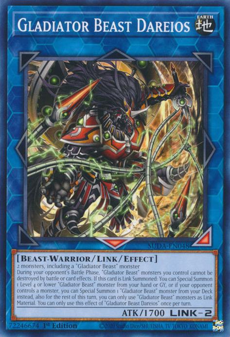 Gladiator Beast Dareios - SUDA-EN048 - Common - 1st Edition