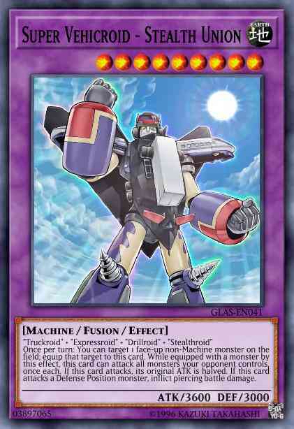 Super Vehicroid - Stealth Union (Blue) - DL12-EN011 - Rare - Unlimited
