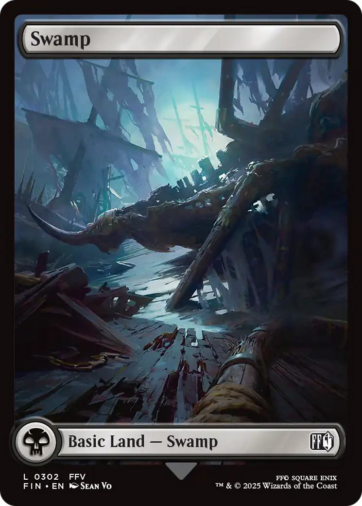 Swamp [302] [Full Art] [FFV] [FINAL FANTASY] [Non-Foil]