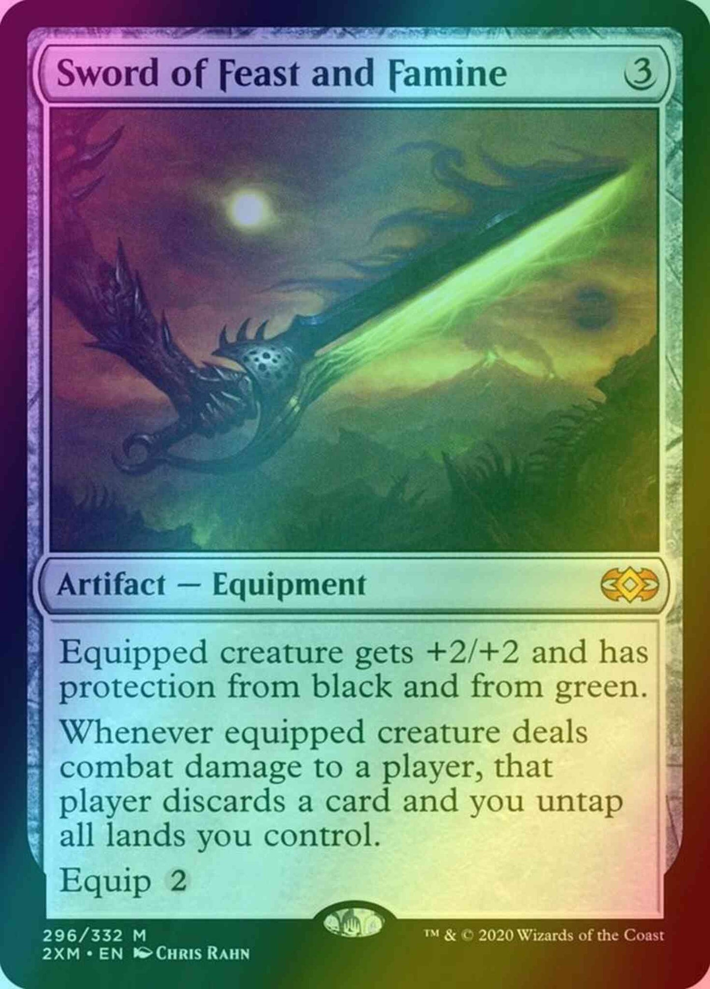Sword of Feast and Famine [296] [Double Masters] [Foil]