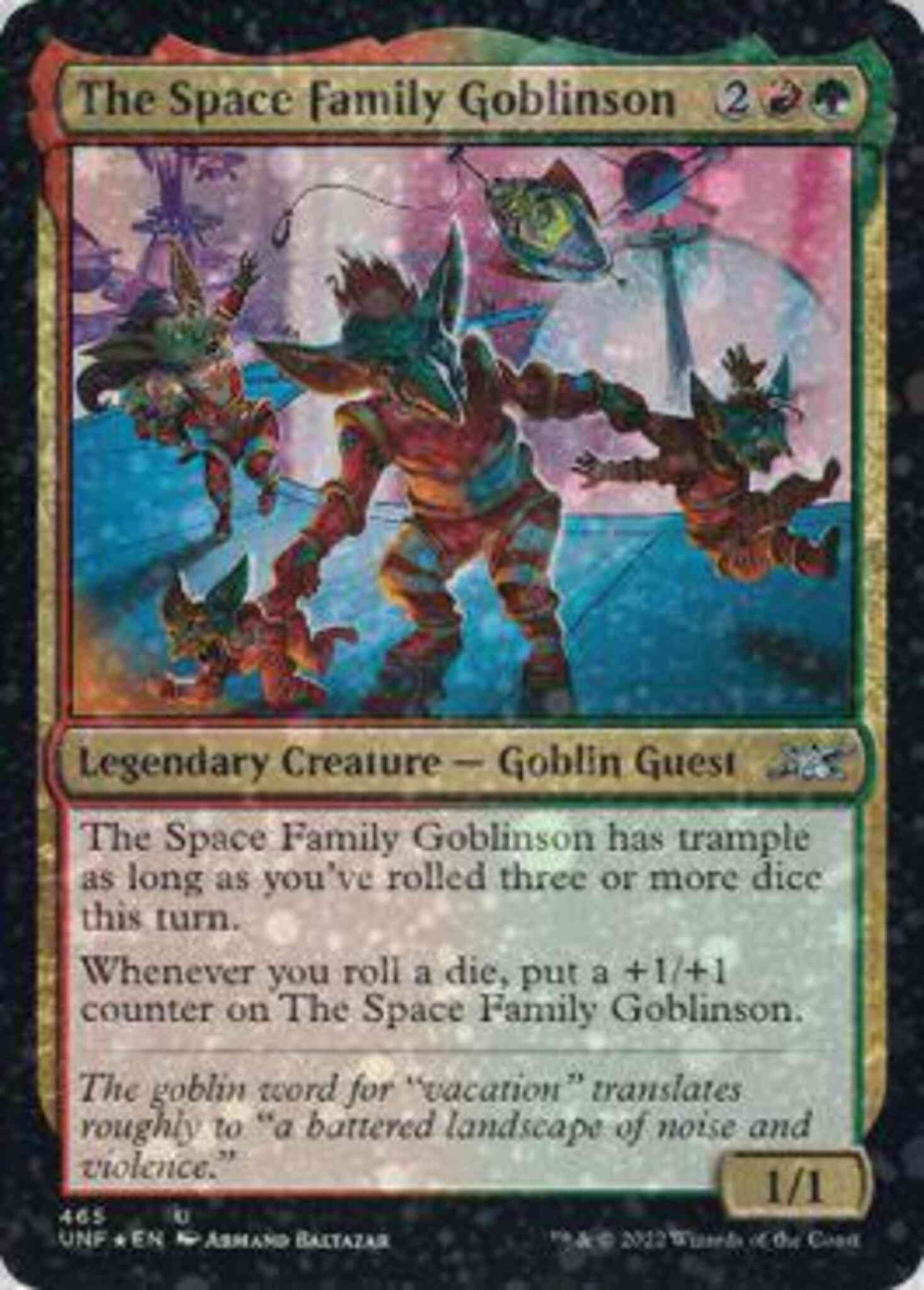 The Space Family Goblinson [465] [Unfinity] [Galaxy Foil]
