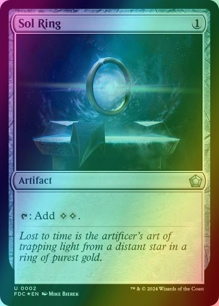 Sol Ring [2] [Foundations: Commander] [Foil]