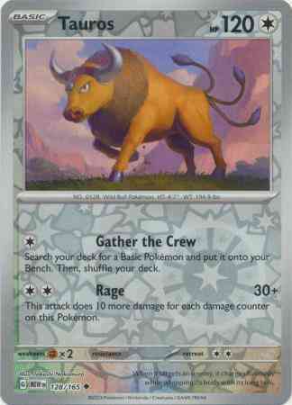 Tauros - 128/165 - Uncommon [sv035-128] [Reverse Holo]