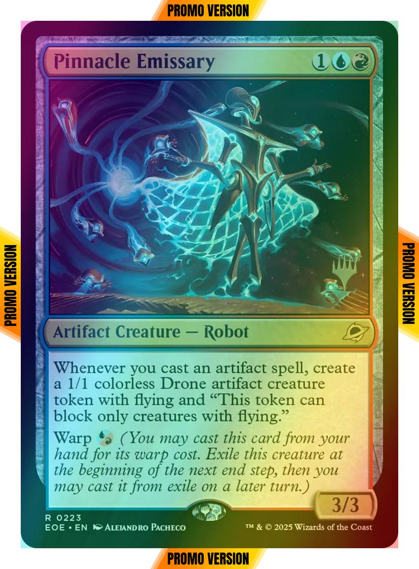 Pinnacle Emissary [223p] [Promo Pack] [Edge of Eternities: Promos] [Foil]
