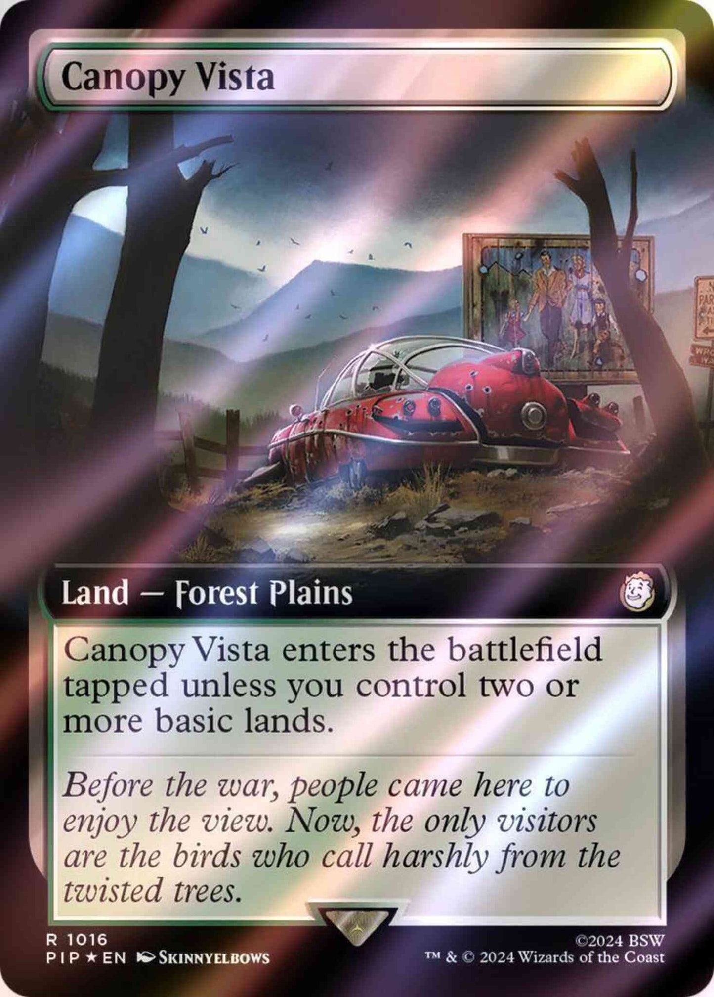 Canopy Vista [1016] [Extended Art] [Fallout] [Surge Foil]