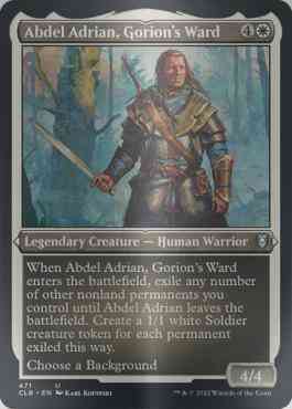 Abdel Adrian, Gorion's Ward [471] [Commander Legends: Battle for Baldur's Gate] [Etched Foil]