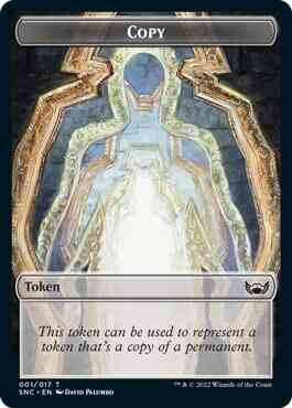 Copy Token (01) // Elemental Token (18) [Streets of New Capenna: Commander: Tokens] [Non-Foil]