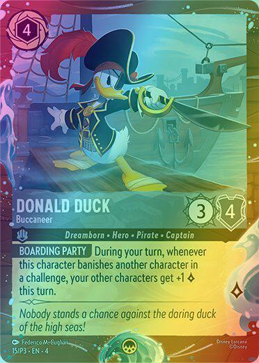 Donald Duck - Buccaneer (Disney Cruise Promo) - 15/P3 [Disney Lorcana Promo Cards] [Holofoil]