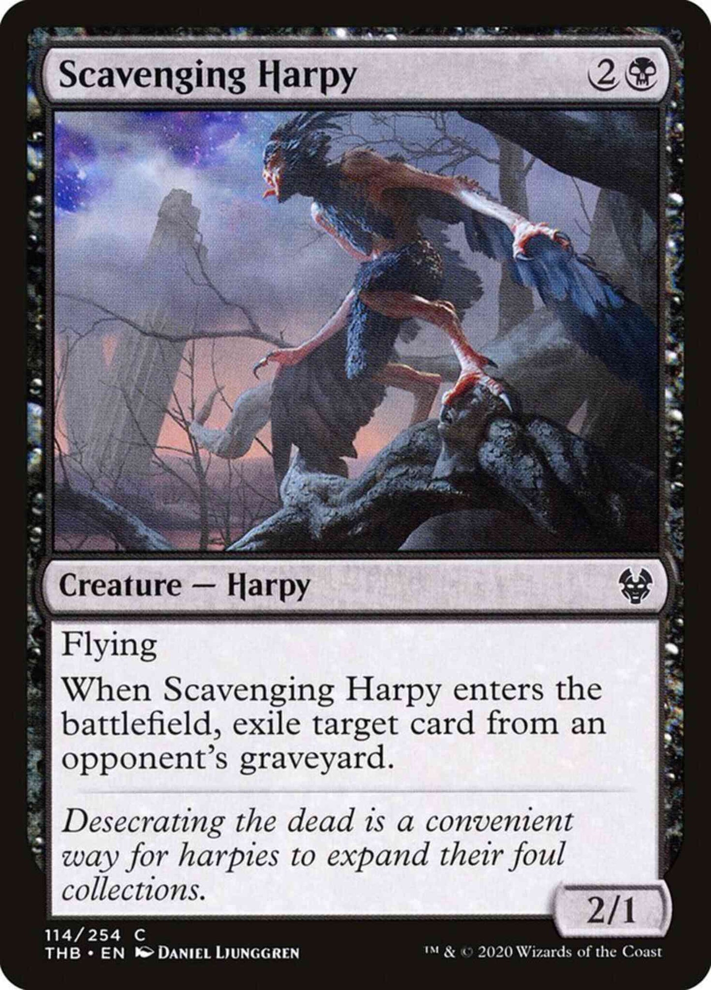 Scavenging Harpy [114] [Theros Beyond Death] [Non-Foil]