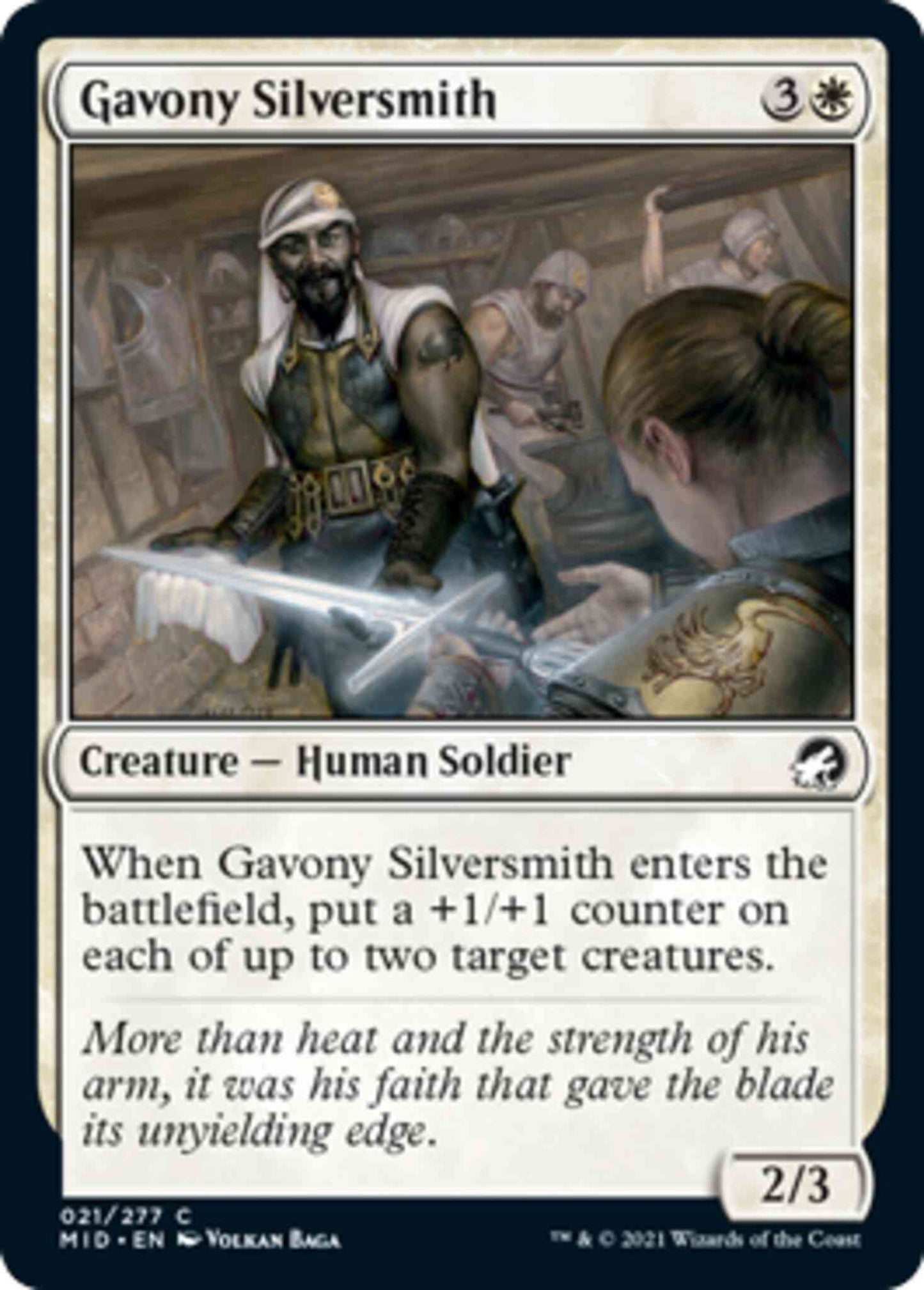 Gavony Silversmith [21] [Innistrad: Midnight Hunt] [Non-Foil]