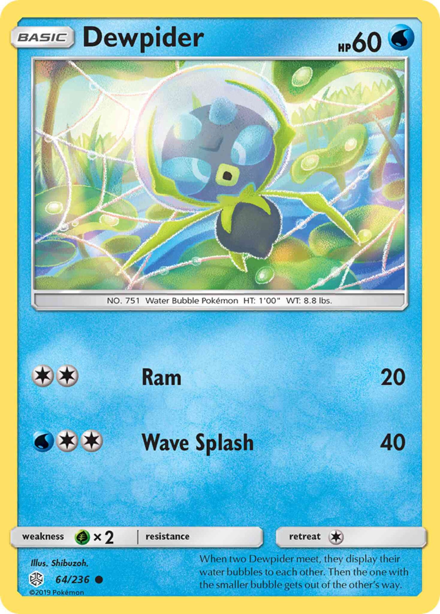 Dewpider - 64/236 - Common [sm12-64] [Non-Holo]